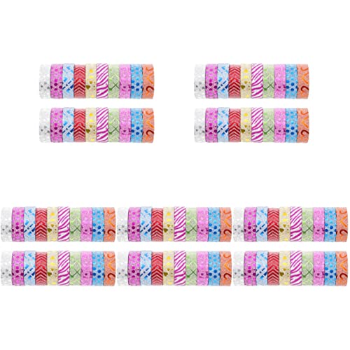 LALAFINA 5 Sätze Glitzerband Miniband Müll Vinyl Packband Mit Abroller Bastelband Wiederverwendbar Klebeband The Washi Tape Diy Washi Tape Washi-klebeband Washi Glitzerpuder 20 Stücke * 5 von LALAFINA