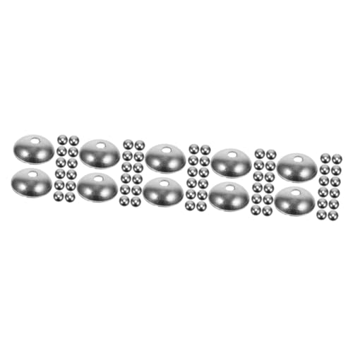 LALAFINA 5 Sätze Perlenhutblumenhalter Perlenkappen Aluminium Herstellung Endkappen Für Schmuck Perlen Zum Selbermachen Von Schmuck Rostfreier Stahl Silver 150 Stück * 5 LALAFINA 5 Sätze Perlenhutblumenhalter Perlenkappen Aluminium Herstellung Endkappen Für Schmuck Perlen Zum Selbermachen Von Schmuck Rostfreier Stahl Silver 150 Stück * 5 von LALAFINA