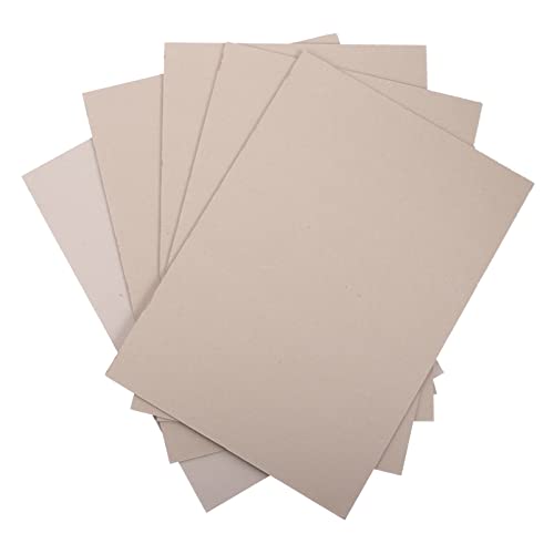 LALAFINA 5St Manueller Stau Papier Schablonenvinyl Sperrholz wellen Schreibkarton verpackungskarton bastelmaterial Schablonenkarton Malkarton selber machen Handarbeit DIY Karton Beige von LALAFINA