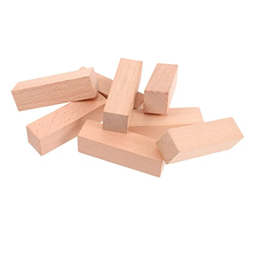 LALAFINA 8 Stück Holzstempel Set Leere DIY Stempel Aus Holz Für Bastelprojekte Und Vielseitig Einsetzbar Ideal Für Beschriftungen Dekoration Und Kreative Anwendungen von LALAFINA