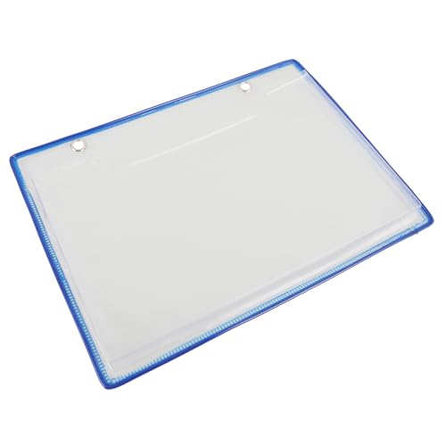 LALAFINA Aktenhalter Wandtaschen-Organizer Wandmappen aufbewahrungsbeutel transparente aufbewahrungstasche Aktenordner zum Aufhängen an der Wand übersichtlicher Datei-Organizer Plastik Blue von LALAFINA