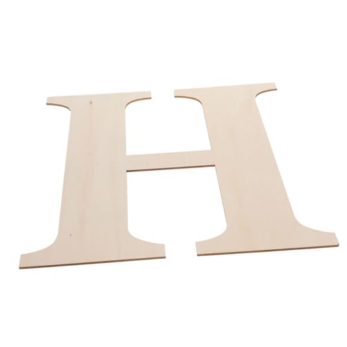 LALAFINA Alphabet Holzchip Dekorationstafel Buchstabenaufkleber Charcuterie Papa Plakette Selbstklebendes Schild Nummern Festzelt LED Buchstaben Set Poster Bastelaufkleber von LALAFINA