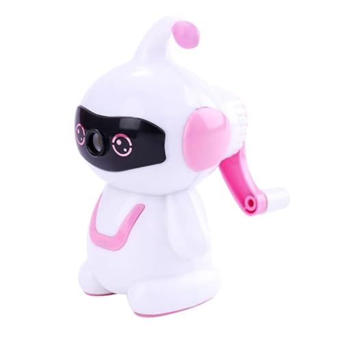 LALAFINA Bleistiftspitzer Kinder Robotik Roboterfigur Make-up-gadgets Bleistiftschneider Farbiger Eyeliner-stift Roboter Für Kinder Farbstift Bleistiftmaschine Kunststoff Handbuch Student von LALAFINA