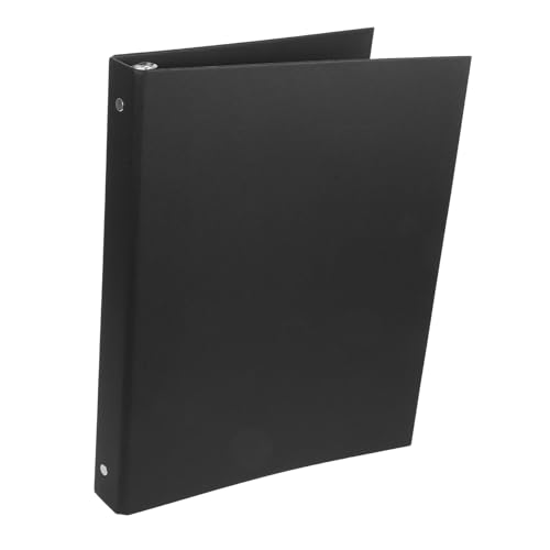 LALAFINA Loseblatt-bucheinband Ordner Für Die Schule Ringbuch A4 Notizblock-hülle Binder Notizbuchhülle A4-ringbuch-notizbuch Notebook-hülle Binder-notizbuch-cover Kraftpapier Black von LALAFINA