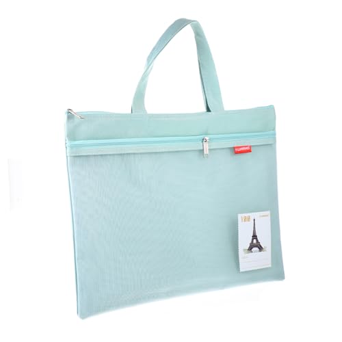 LALAFINA Mesh-taschen Mit Reißverschluss Kleine Netztasche Zeitschriftentaschen Tragetasche Dokument-organizer-tasche Dokumentenkoffer Handtasche Mit Reißverschluss Die Büro Beutel Nylon von LALAFINA