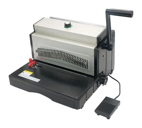 Drahtbindemaschine ET8707 A3 A4 14,3mm Draht 3:1 Elektrische Stanz Bindemaschine Locher Maschine Einstellbare Puncher Papier Punch A5 Präzise Papierausrichtung von LANGNISHI