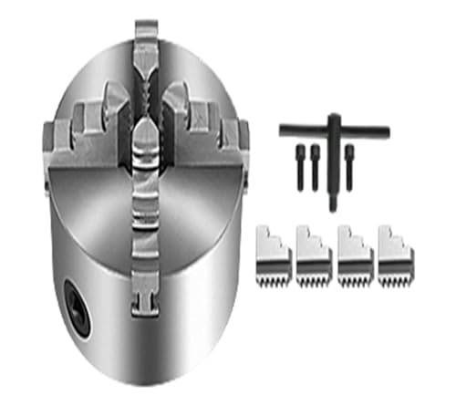 Ersatzteile für Drehmaschinen Drehfutter 125 Mm 160 Mm K12-125 K12-160 4 Backen Selbstzentrierend Manuell Mit Befestigungsschrauben For Schleif-Fräs-Drehmaschinen für Mini-Drehmaschine(K12-125 125mm) von LANGNISHI