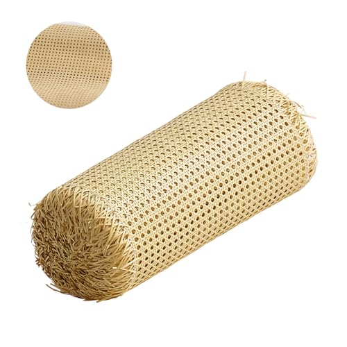 LANGSTON Rattan-Geflechtrolle,Natürliche Rattanrolle Geflechtprojekte Rattan-Geflechtnetzrolle flechten, DIY-Möbelreparatur Rattanmaterial: Stuhl, Schrank, Decke und Tür,Wood,16"x39" von LANGSTON