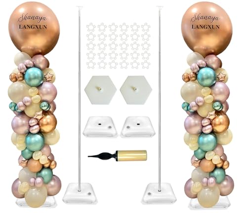 LANGXUN 50-Zoll-hohe DIY-Ballons?ulenst?nder Kits Dekoration f¨¹r Geburtstagsfeier-Jubil?um und andere Feierlichkeiten von LANGXUN