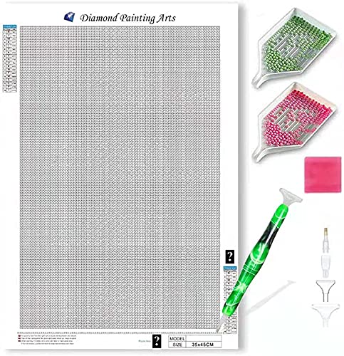 Mystery Diamond Painting Kits for Adult，Round Diamond Full Drill DIY 5D Diamant Painting with Mysterious Bilder，Children Diamond Painting Art Gift Crystal Crafts Family Decoration Set 35 x 45cm von LANKYBOX