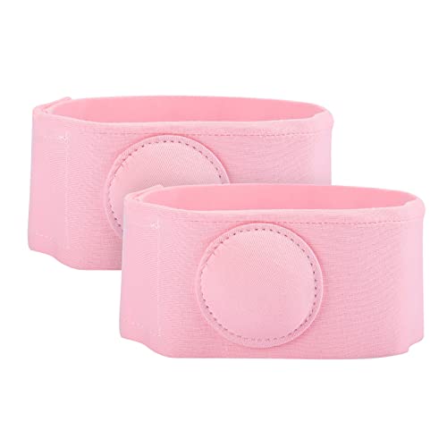 LANTRO JS Nabelbruchgürtel für Babys, Neugeborenes Baby Hernienstützband Kinder Nabelbauchnabelband, 2 Stück Herniengürtel Behandlung für Hernientherapie(Rosa) von LANTRO JS