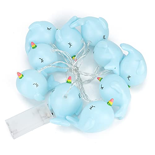 LANTRO JS Niedliche String Lights, 10 LEDs, 10 LEDs, mit 2 AA-Batterie, Ocean Theme Lights, für Schlafzimmer, Kinderzimmer, Party, (Batterie nicht im Lieferumfang enthalten) (warmes Licht) von LANTRO JS