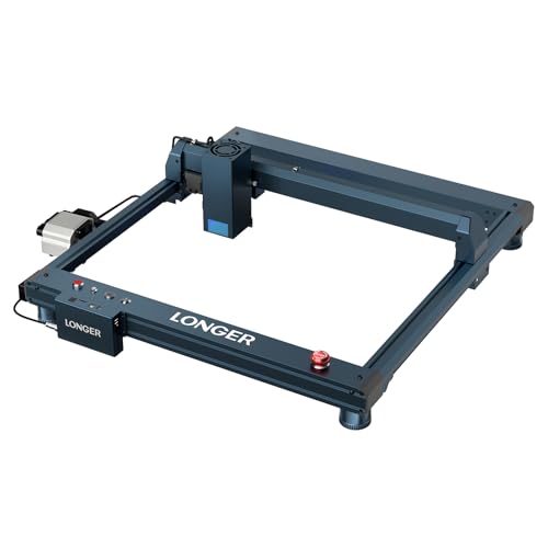 LAPOOH B1 30-W-gravierer, 36-W-Leistung, Hochgeschwindigkeitsgravur mit intelligentem Air-Assist-System, Unterstützung für TF-Karte, APP, 450 x 440 mm Arbeitsbereich, Mehrfarbengravur mit von LAPOOH