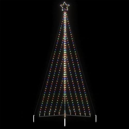 LAPOOH Weihnachtsbaum-Beleuchtung 570 LEDs Mehrfarbig 399 cm, Weihnachtsbaum, Baum Außen, Christbaumlichterketten, Christbaum Außen - 4016443 von LAPOOH