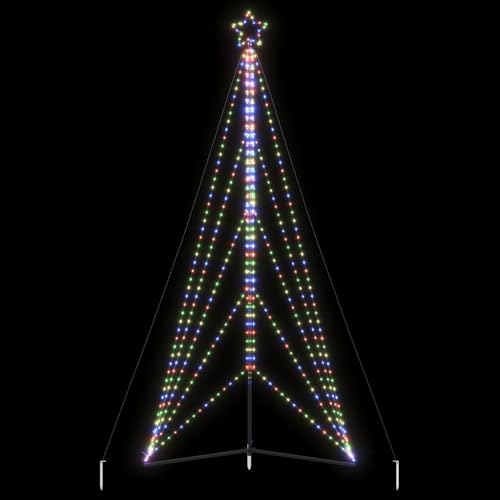 LAPOOH Weihnachtsbaum-Beleuchtung 615 LEDs Mehrfarbig 404,5 cm, Weihnachtsbaum, Baum Außen, Christbaumlichterketten, Christbaum Außen - 4016423 von LAPOOH