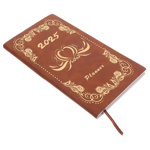 LAPYAPPE 1 Agenda-Buch kalender zeitmanagement Handliches Planer Notizbuch Reiseplaner Notizbuch Notizplaner Wochenplaner 2025 Tag Studenten Agenda Notizblock Notizbücher Kunstleder Brown LAPYAPPE 1 Agenda-Buch kalender zeitmanagement Handliches Planer Notizbuch Reiseplaner Notizbuch Notizplaner Wochenplaner 2025 Tag Studenten Agenda Notizblock Notizbücher Kunstleder Brown von LAPYAPPE