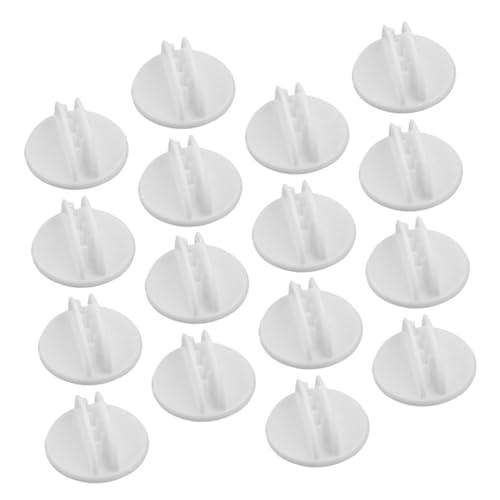 LAPYAPPE 25st Etikettenhalter Clip-regale Mini-rack Schild Hängende Kette Poster-hängekette Sauberere Düse Produktregale Miniregale Kette Hängende Kette Düse Für Pumpenzubehör Weiß Plastik von LAPYAPPE