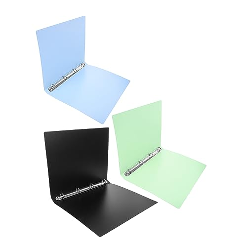 LAPYAPPE 3 Stück Blatt Vier-loch-ordner Taschenorganisator Wichtig Binder Binder Quittungsorganisator Desktop-organizer Aktenschrankteiler Brief Organizer Zinken Papier Steigleitung Metall von LAPYAPPE