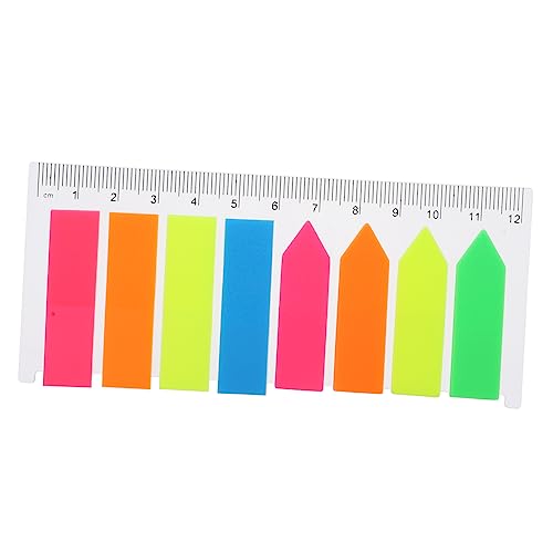 LAPYAPPE 5Sätze Fluoreszierende Notizen Aufkleber Selbstklebende Index Tabs Bunte Haftnotizen Für Effektives Markieren Und Organisieren Von Seiten Flache Und Tabs von LAPYAPPE