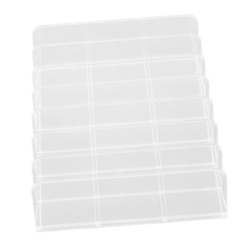 LAPYAPPE Acryl Briefhalter Postkartenständer Für Schreibtisch Transparenter Organizer Mit Trennwänden Fächer Für Briefe Notizen Und Postkarten Elegante Aufbewahrungslösung Für Büro von LAPYAPPE