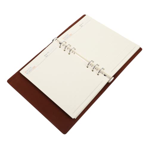 LAPYAPPE Aktenschreiber Notizbuch Business Loose Leaf Journal PU Für Konferenzen Und Notizen Kreatives Design Hochwertiges Schreibpapier von LAPYAPPE