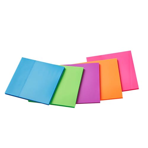 LAPYAPPE Bunte Selbstklebende Notizzettel Transparente Memo Pads Farben Gemischt Für Büro Schule Und Zuhause Perfekte Haftnotizen Für Erinnerungen Und Notizen von LAPYAPPE