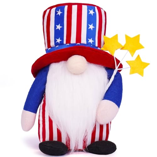 LARUISEE American Independence Day Toy Unique Faceless Gnome For Celebrating Expressing Love United von LARUISEE