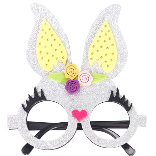 LARUISEE Brille für Kinder Ostergläser Ostergläser Ostereier Gläser Osterparty Gläser Eiergläser Rahmen Ostergläser für Kinder von LARUISEE