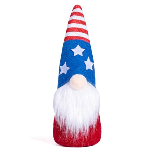 LARUISEE Creative Decors Practical Independence Day Gnomes Plushs Nordic Dwarfs Festival Home Accent Party Decorations American Theme von LARUISEE