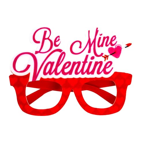 LARUISEE Dekorative Brille zum Valentinstag, für Party, Urlaub, Hochzeit, Geburtstag, Zubehör, Foto-Requisiten, Brillen, Frauen, Mädchen, Valentinstag-Sonnenbrille von LARUISEE