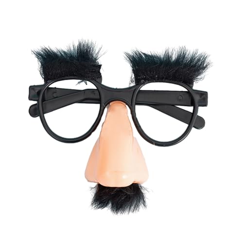 LARUISEE Halloween Verkleidung Brille Halloween Big Nose Brille Verkleidung Brille Lustige Verkleidung Brille Lustige Nase Lustige Brille Große Nase Brille von LARUISEE