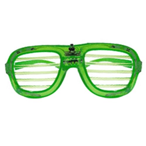 LARUISEE Patrick's Day Kleeblatt-Brille, grün, Vier Kleeblätter, Sonnenbrille, Patrick's Day, Zubehör für Patrick's Day, Dekoration, irische Papierbrille von LARUISEE