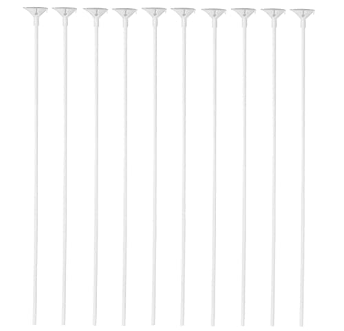 LATRAT 100 Stück Luftballonständer Kit Balloon Holder Sticks Luftballons Stangen mit Tassen für Dekoration für Party und Hochzeit von LATRAT