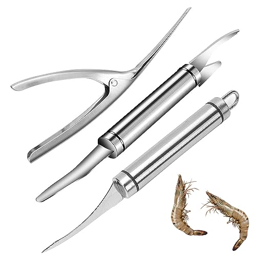 LATRAT 3 Stück 5 in 1 Multifunctional Shrimp Line Fish Maw Knife Allzweckschäler Shrimp Line Knife Darmschneiden Garnelen von LATRAT