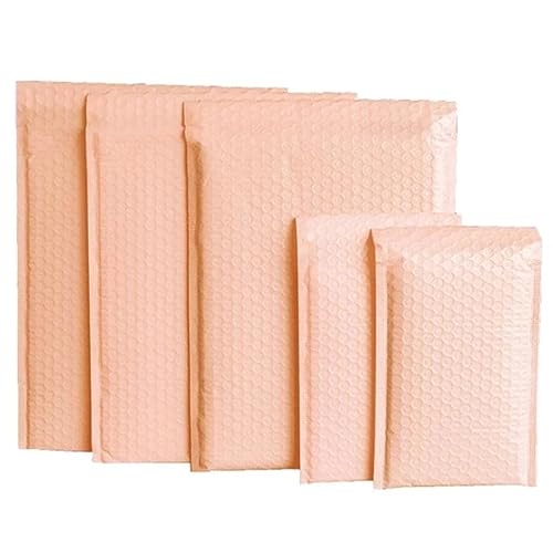 Geschenktüten für Geschenke, 50/25 Stück, Rosa, Poly-Luftpolster-Versandtaschen, selbstklebende Luftpolsterumschläge, Geschenktüten, Verpackung für kleine Unternehmen, Partytüten für Kinderpartys von LAUOFSHA