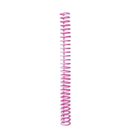 fach Locher 30 Löcher losen Blatt Plastikbindungsring Spiralringe Binderstreifen für A4 Paper Notebook Bindegeräte(Pink) von LCQSYE