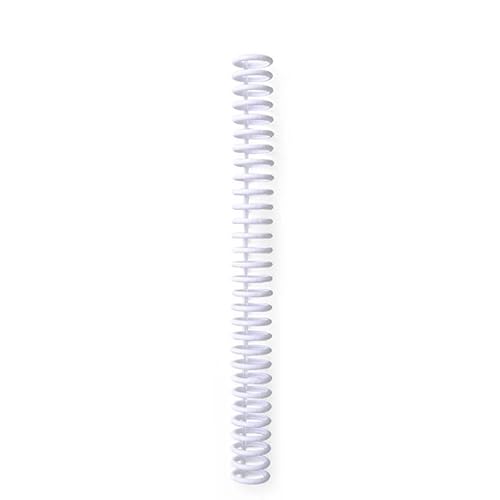 fach Locher 30 Löcher losen Blatt Plastikbindungsring Spiralringe Binderstreifen für A4 Paper Notebook Bindegeräte(White) von LCQSYE