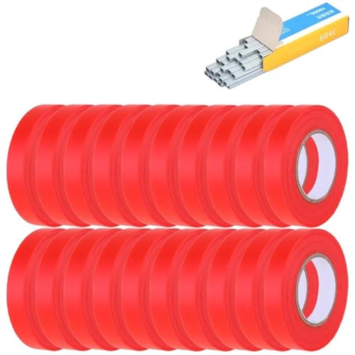 fach Locher Bindungsmaschinen Pflanzen Garten Pflanze Tapetool Tbener +6/12 Rollen Klebeband für Gemüse Set für Gemüse Bindegeräte(20Pcs Red Tapes Nail) von LCQSYE