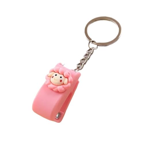 fach Locher Cartoon Mini Hefter Keychain Kawaii Tier Trompete Hefter Buch Papierbindungsmaschinen Schüler Schreibwaren Bindegeräte(B) von LCQSYE