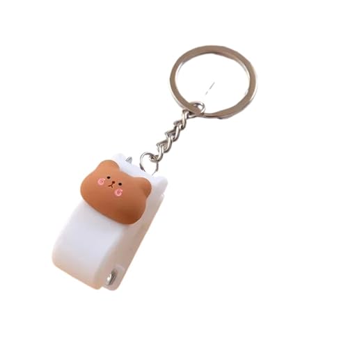 fach Locher Cartoon Mini Hefter Keychain Kawaii Tier Trompete Hefter Buch Papierbindungsmaschinen Schüler Schreibwaren Bindegeräte(J) von LCQSYE