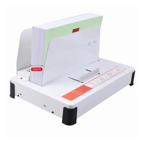 fach Locher Hot Melt Binding Machine GD380 A4 Buch Cover Kleber Bindemittel Elektrische Heiße Schmelze Kleber DIY Wireless Kleberbindungsmaschine Bindegeräte von LCQSYE