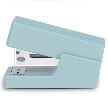 fach Locher Mini Stapler Set tragbarer Farbpapierbindungsmaschine Verwenden Sie 24/6 26/6 Staples Mode Stationery Office Supplies Bindegeräte(Blue) von LCQSYE