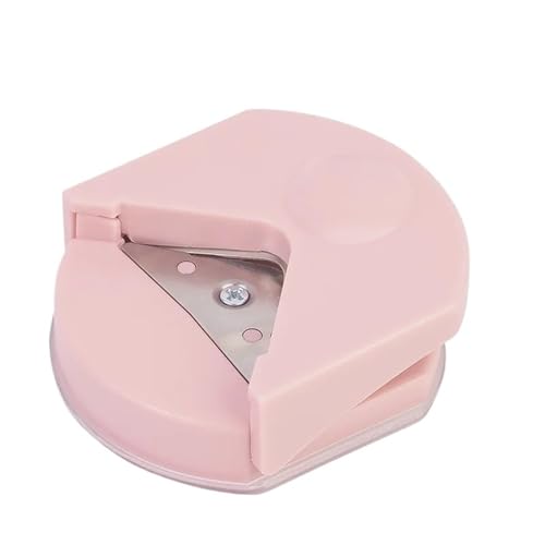 fach Locher R4 Corner Punch Paper Trimmer Cutter für Karten Foto Schneiden DIY Handwerk Hand Scrapbooking Bindegeräte(Pink) von LCQSYE