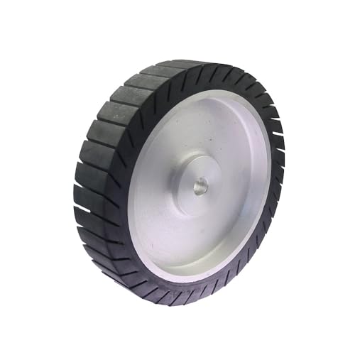 250 * 50mm Kreisel Gummi Kontaktieren Rad 10 zoll Expander Rad für Schleifen bänder auf Motor Schleifer, ID15,875mm RadNur von LDDSM