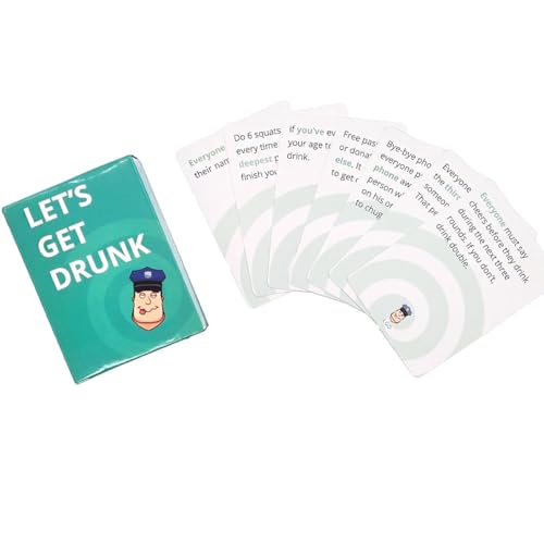 LDDYKZY Drink Party Kartenspiel, Familienspiel, Kartenspiel, Drinking Game, Card Game, Party Game for Adults, The Fun Party Game, Verrückte Trinkkarten Für College Holiday Bachelorette Party von LDDYKZY