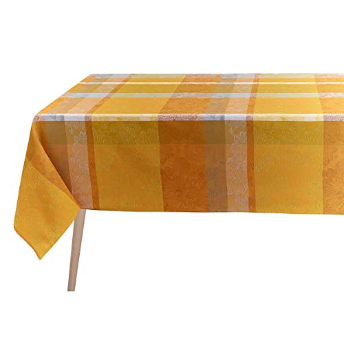 Le Jacquard Francais 26529 Beschichtete Tischdecke Marie Galante Ananas 175X175 Cm von LE JACQUARD FRANÇAIS