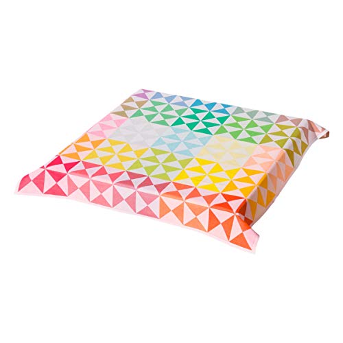 Le Jacquard Francais.- Tischdecke baumwolle Origami Multicolor 140x140 cm von LE JACQUARD FRANÇAIS