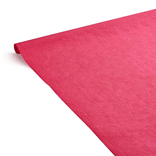 Le Napage Art de la Table Tischdecke aus Damastpapier, 1,18 x 6 m, Fuchsia von Le Nappage