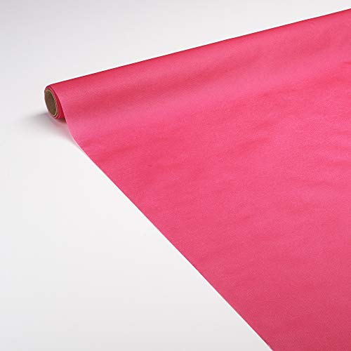 Le Nappage - Airlaid Papier Tischdecke Pink- FSC® Zertifiziert - Biologisch abbaubar und kompostierbar - Soft Touch - Pinkfarbene Tischdecke in Einer Rolle von 1,20 x 5 Meter von Le Nappage