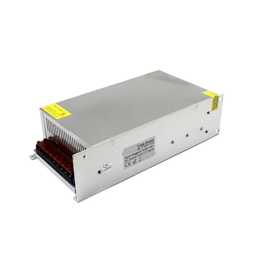 LEBMCBVTVV Schaltnetzteil Einzelausgang 720 W 60 A 12 V DC-Netzteil, das AC110 V 220 V auf DC12 V SMPS umschaltet Universelles geregeltes Schaltnetzteil AC-DC-Wandl(AC185-265V,12V) von LEBMCBVTVV